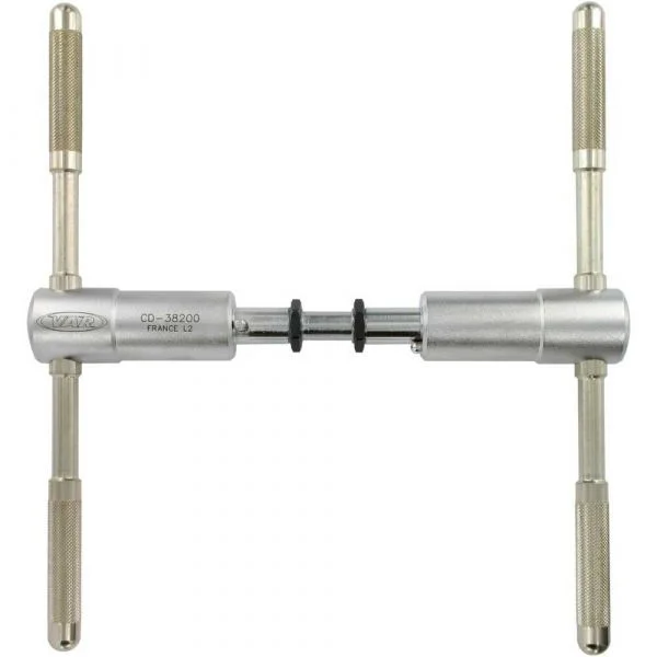 VAR Ferramentas Bottom Bracket Tapping Tool Without Taps Silver