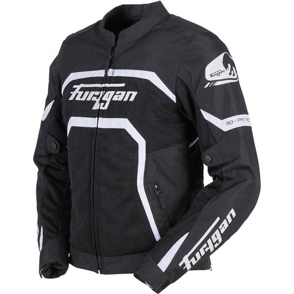 Furygan Casacos Mystic Evo Vented Lady Black White S