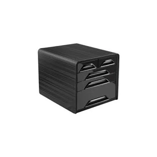 CEP Blocos Classificadores de Secretária 5 Gavetas Mistos Preto/preto 360X288X270 mm - OFF150857CE
