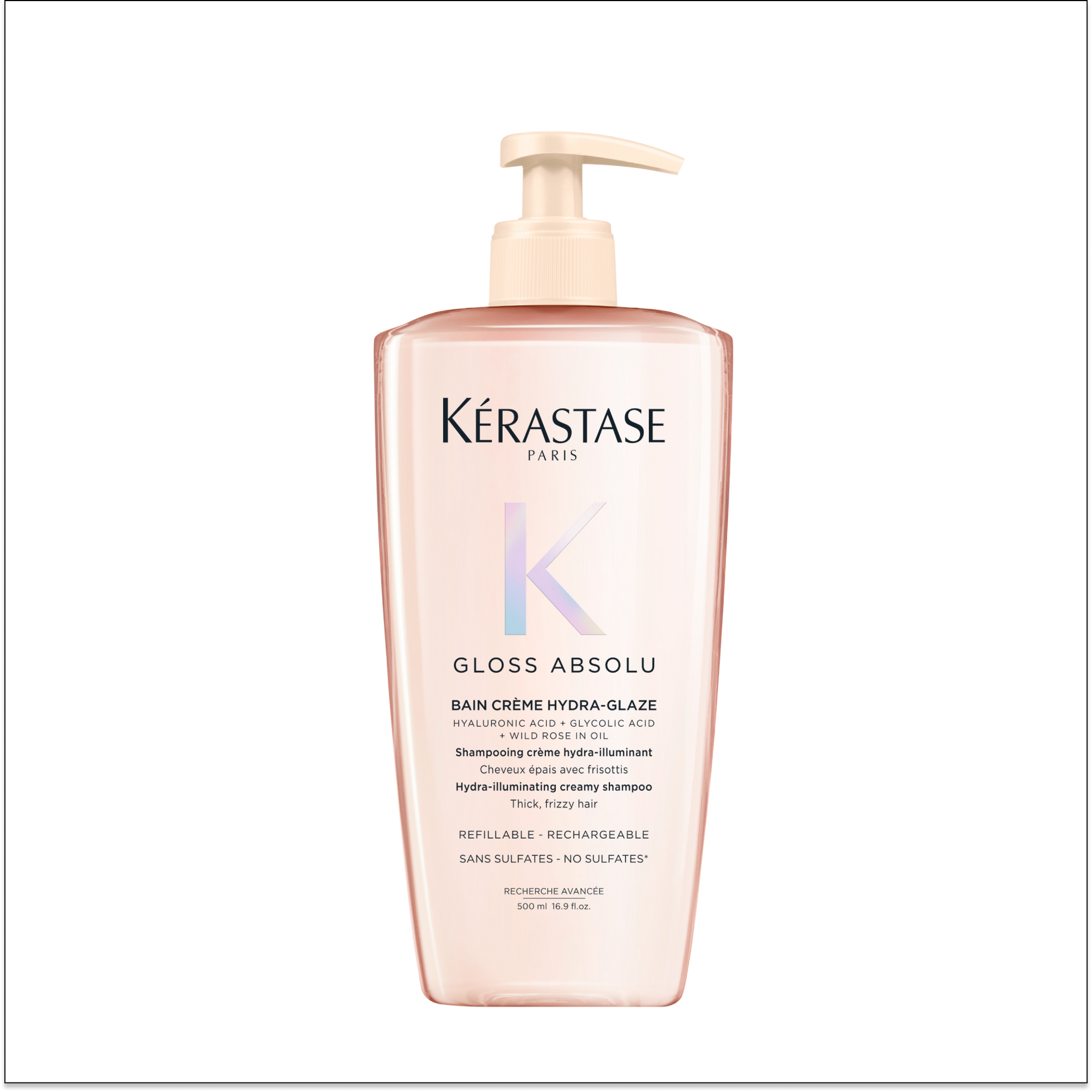 Kérastase Bain Crème Hydra-Glaze Embalagem Recarregável 500ml