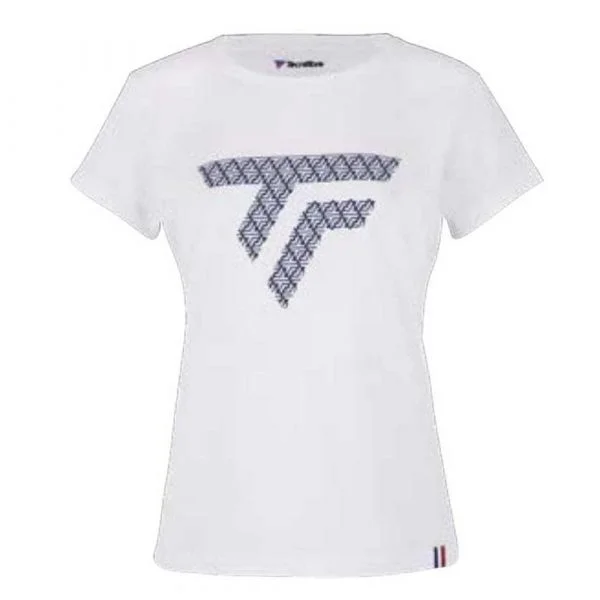 Tecnifibre Training Short Sleeve T-shirt Branco L Mulher