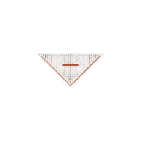 Rotring Esquadro c/ Dois Ângulos de 45° Hipotenusa 32cm 1 Un.