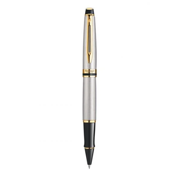 Waterman Caneta Roller Expert Aço Polido GT - A19460499
