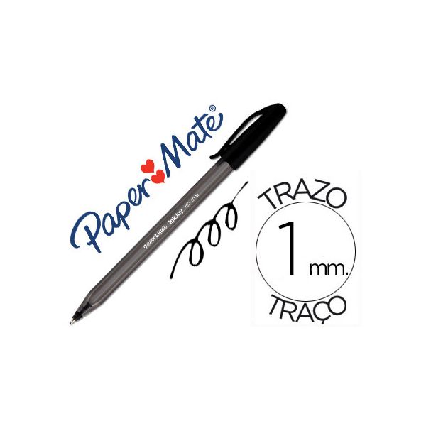 Paper Mate Esferográfica Inkjoy 100 1mm Preto 1 Un.
