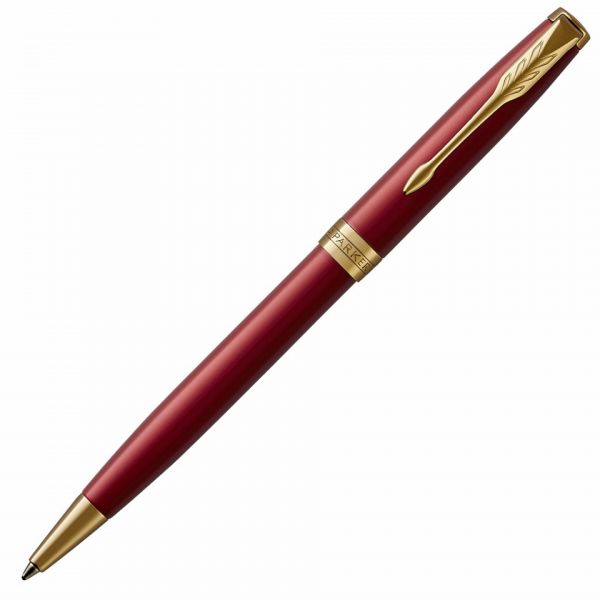 Parker Esferográfica Sonnet Intense Red Gt Preto