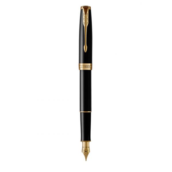Parker Caneta de aparo Sonnet Laca Preta GT - A21852594