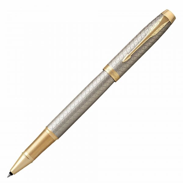 Parker Rollerball Im Premium Warm Silver/gold Gt Preto