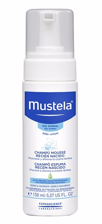 Mustela Recém-Nascido Champô Espuma 150 mL