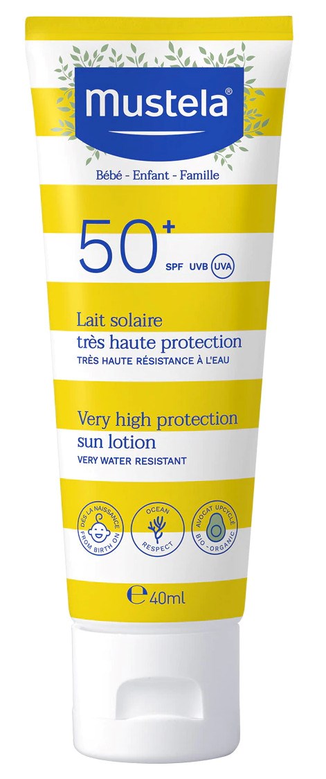 Mustela Bebé Leite Solar Rosto FPS50+ 40 mL