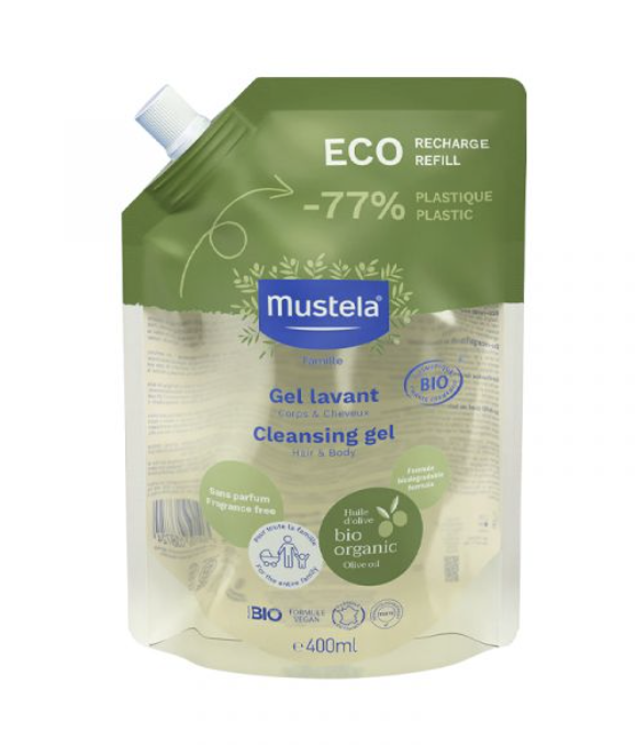 Mustela Gel Lavante Bio Eco Refill 400 mL