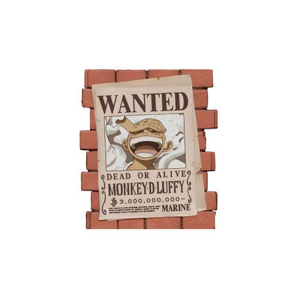 Plastoy Mealheiro Luffy Wanted One Piece 16cm