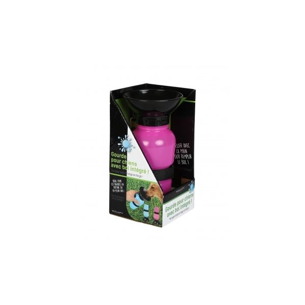Wouapy Garrafa de Viagem Rosa 500 ml