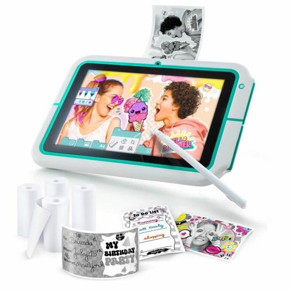 Canal Toys Tablete Interativo Infantil Com Impressora Instantânea CLK023