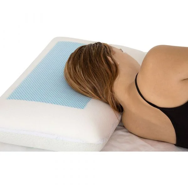 5 Five Almofada Ergonómica Gel Refrescante Tevere 50 x 30 x 12 cm Branco