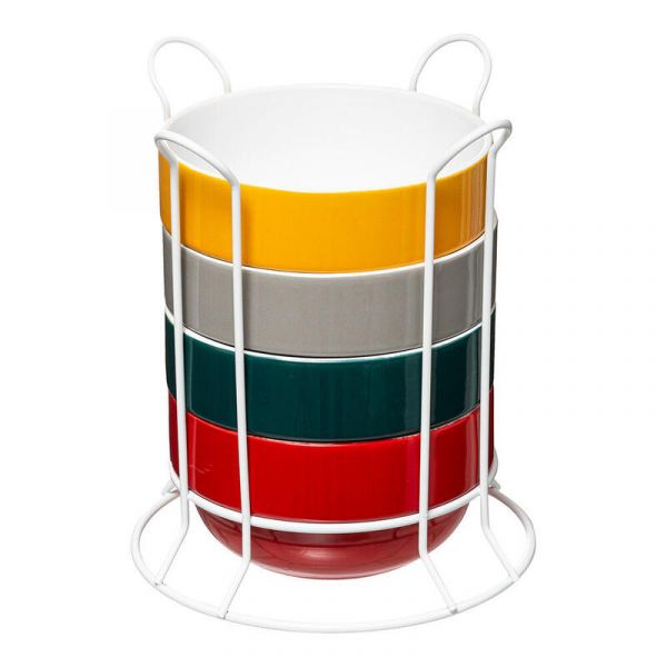 Five Simply Smart Taças Petit Déjeuner Cerâmica Multicor 4 Unidades