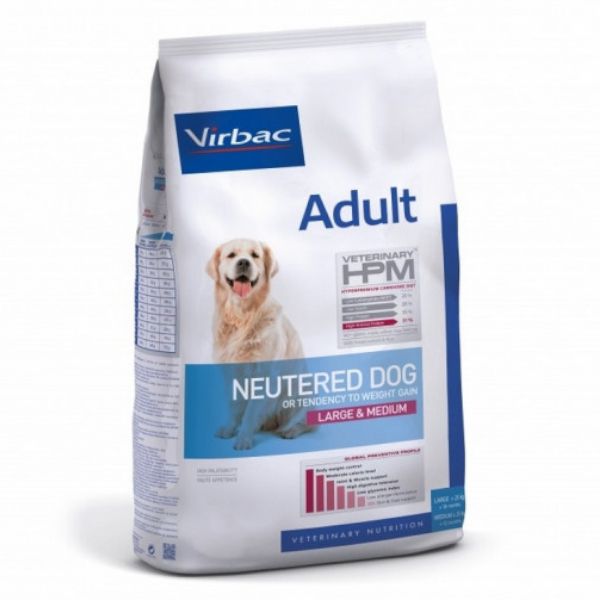 Virbac Vet Hpm Adult Neutered Large & Medium Dog 7Kg