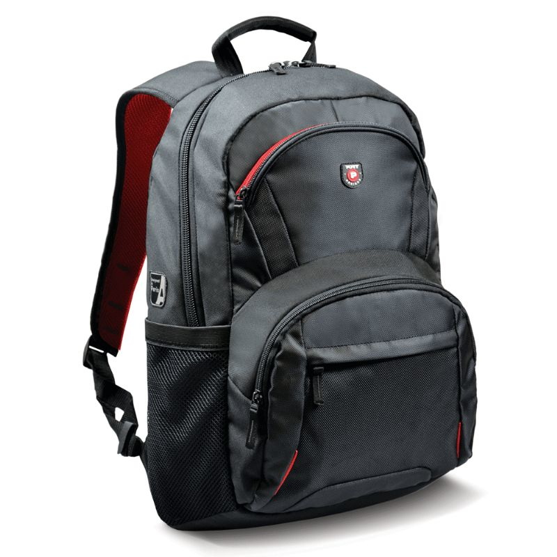 Port Designs Mochila 17.3" Houston Black/Red - 110276