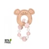 Lassig Mordedor Silicone Rosa 0-18 m