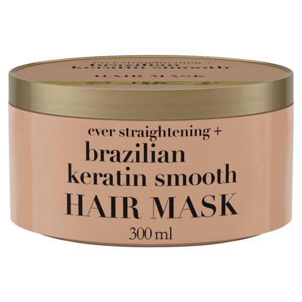 Ogx Brazilian Keratin Smooth Máscara Alisante com Queratina 300ml
