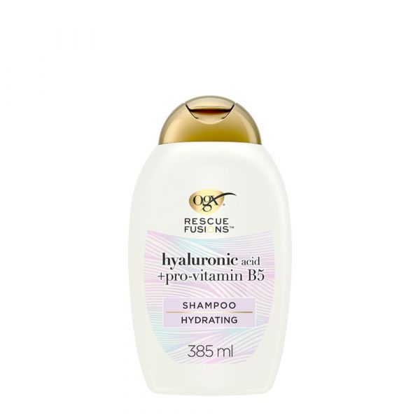 Ogx Rescue Fusions Shampoo Hidratante Cabelo Seco 385ml