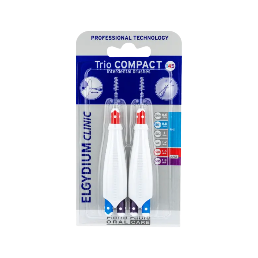 Elgydium Clinic Trio Compact Escovilhões Largos Mistos 2un