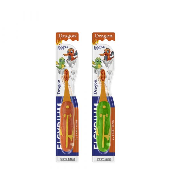 Elgydium Escova de Dentes Kids Dragon 2-6 Anos