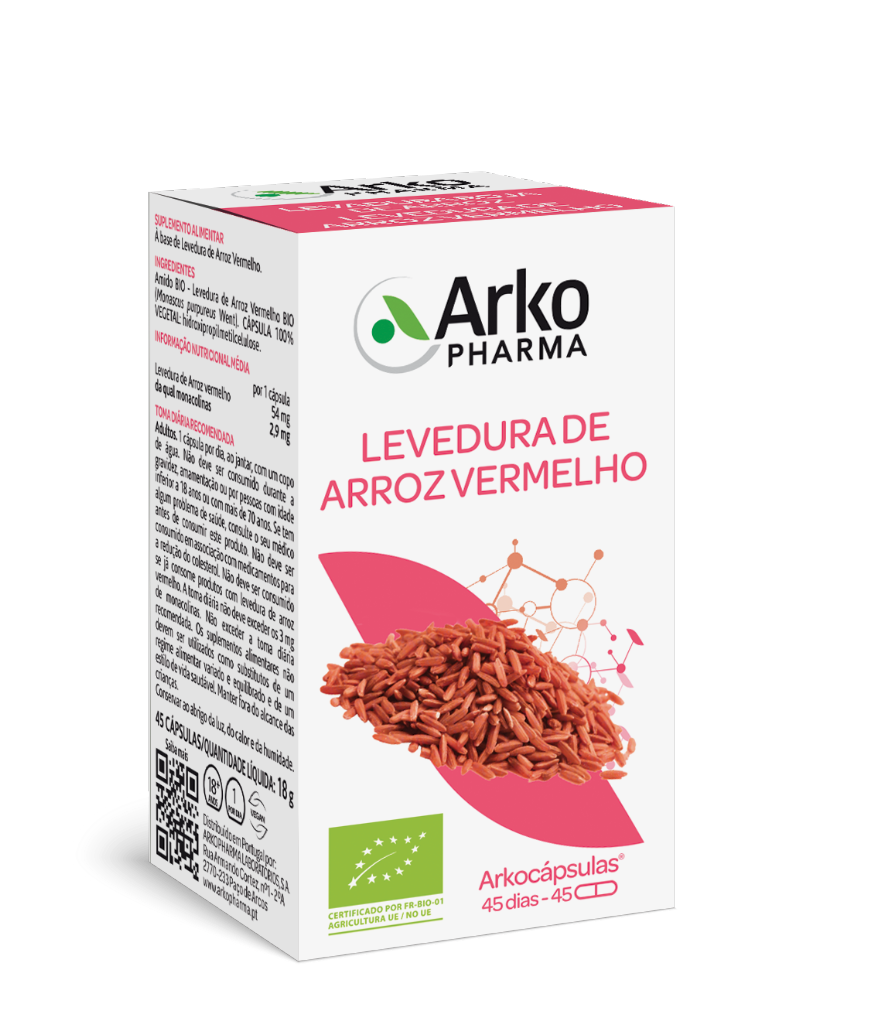 Arkocapsulas Levedura Arroz Vermelho 45caps