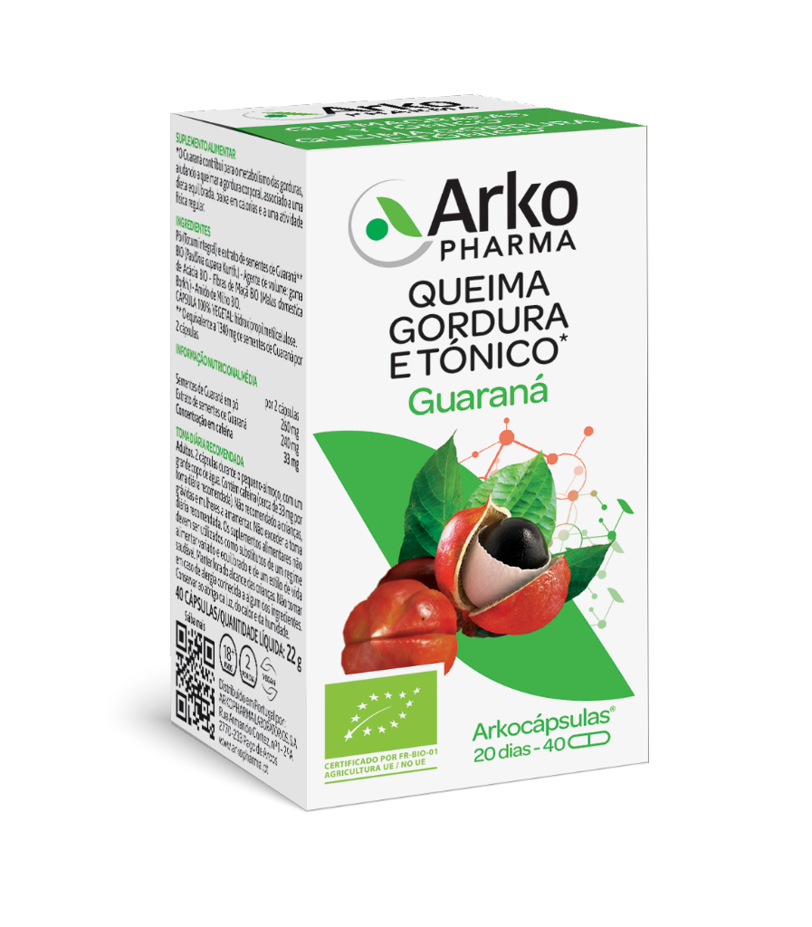 Arkocapsulas Guarana Bio 40caps