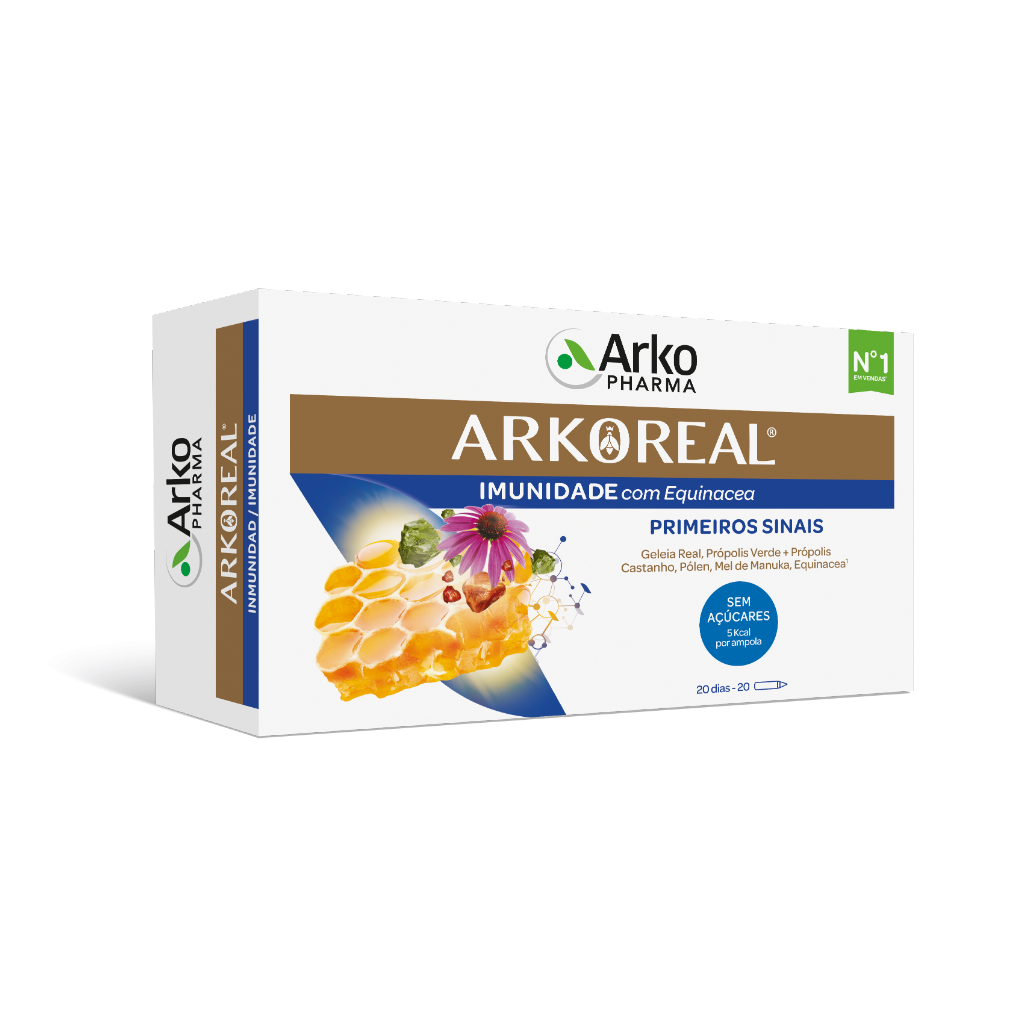 Arkoreal Geleia Real Imunidade Sem Açucar 20amp