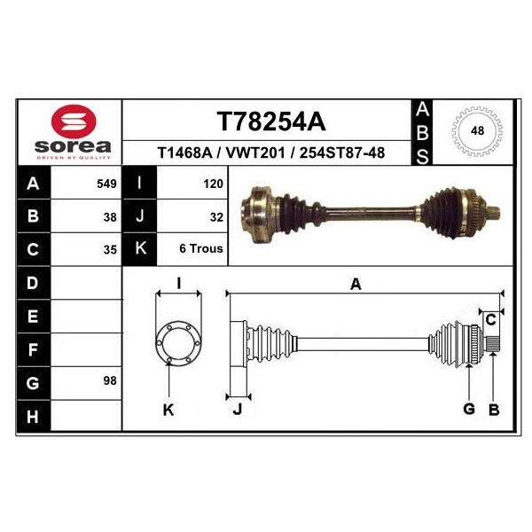 Eai Transmissões t4 2.5 Tdi T78254A