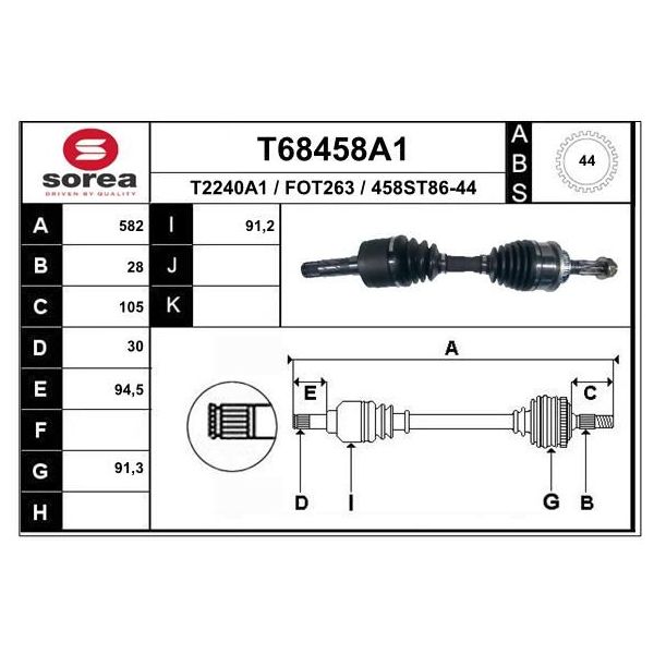 EAI Transmission / Ford Ranger - T68458A1
