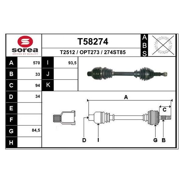 EAI Transmission / Astra H Manu Cdti - T58274