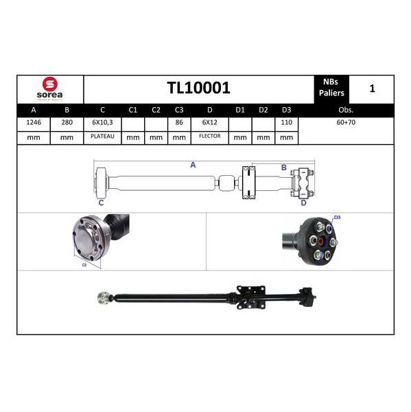 Eai Trans-longitudinale / Vag - TL10001