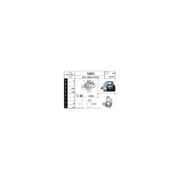 Eai Motores de Arranque / Matiz 12031