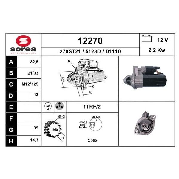 EAI Motor de Arranque - 12270