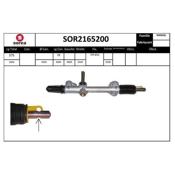 Eai Cremail.manu. / Psa - SOR2165200