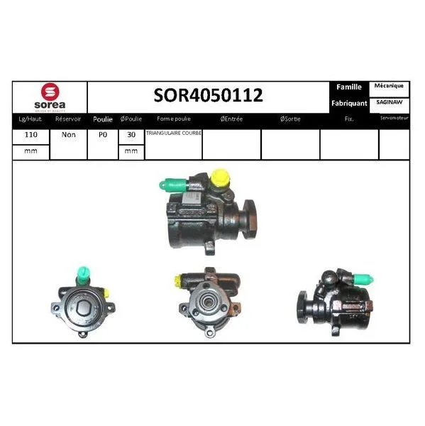 Eai Bomba de Direcção Assistida / Vag Ford - SOR4050112