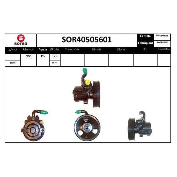 Eai Bomba de Direcção Assistida / Chevrolet Op - SOR40505601
