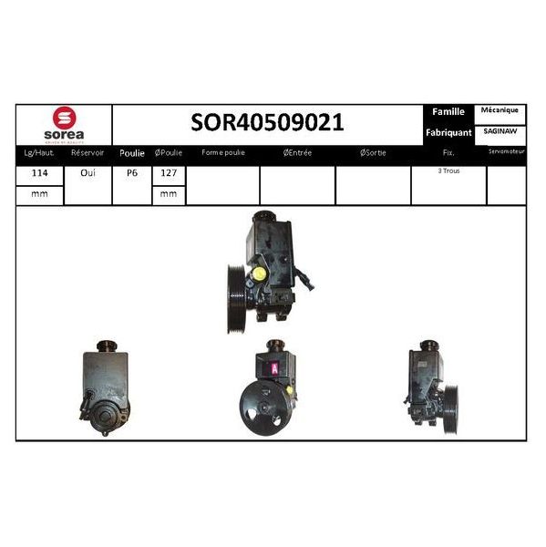 Eai Bomba de Direcção Assistida / Ssangyong - SOR40509021