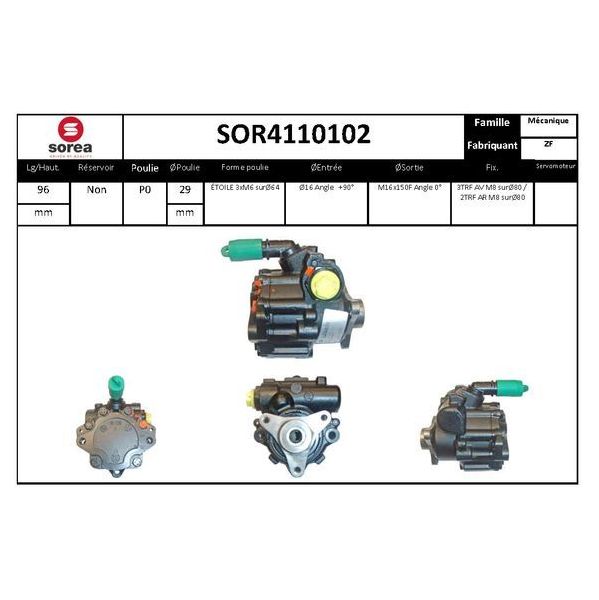 Eai Bomba de Direcção Assistida / Nissan Renau - SOR4110102