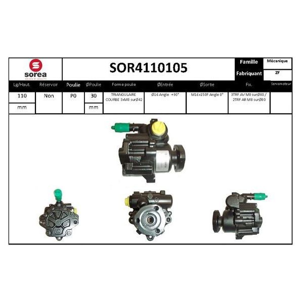 Eai Bomba de Direcção Assistida / Vag Ford - SOR4110105