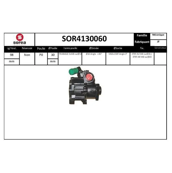Eai Bomba de Direcção Assistida / Audi Opel - - SOR4130060