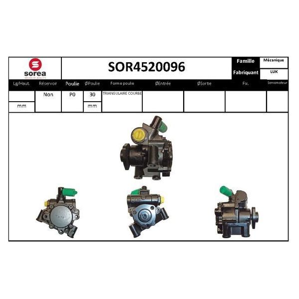 Eai Bomba de Direcção Assistida / Mercedes - SOR4520096