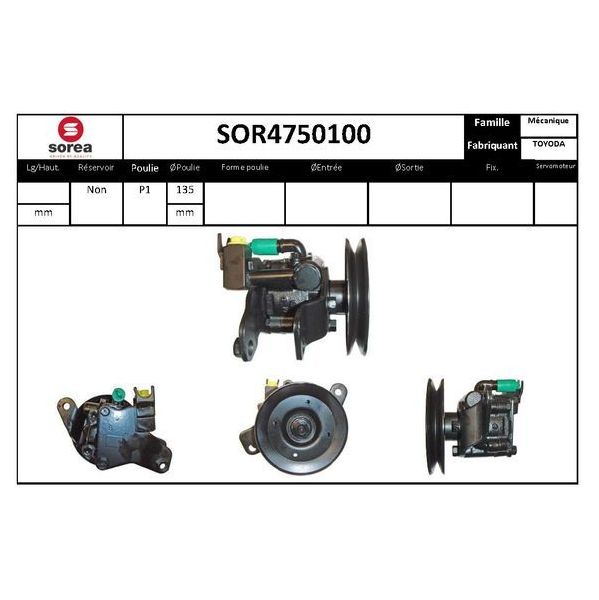 Eai Bomba de Direcção Assistida / Ford Nissan - SOR4750100