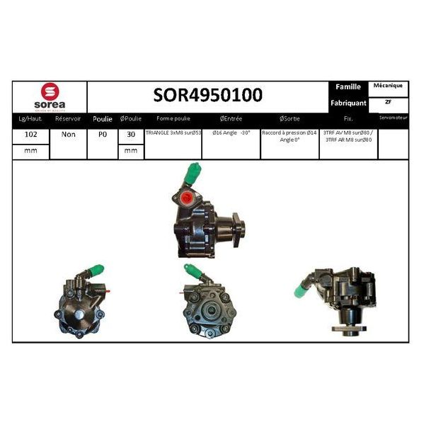 Eai Bomba de Direcção Assistida / Audi - SOR4950100