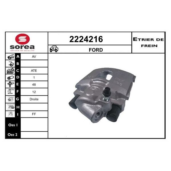 EAI Pinça de Travão - 2224216