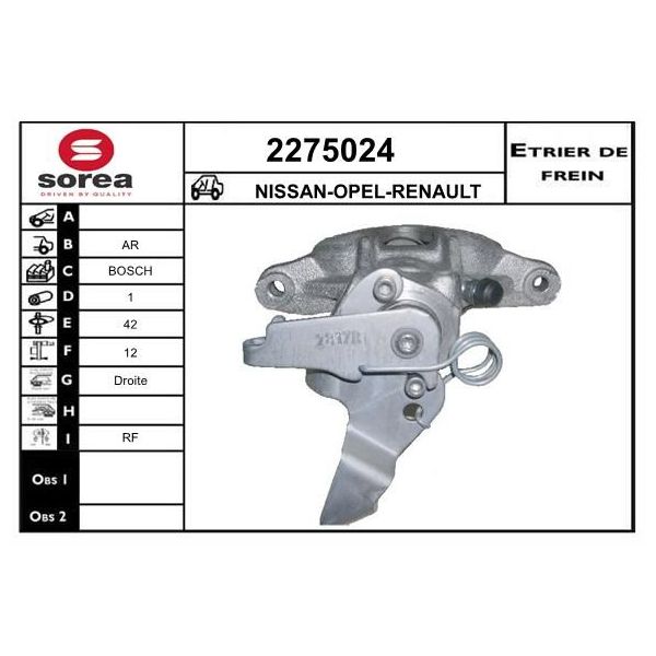 EAI Pinça de Travão - 2275024