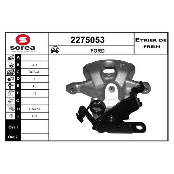 Eai Pinça de Travão - 2275053