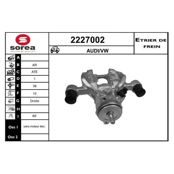 EAI Pinça de Travão - 2227002