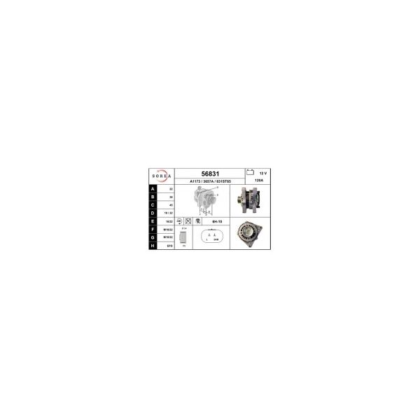 Eai Alternador / c5 2.0i 56831